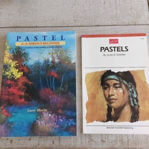 Pastel for The Serious Beginner & Pastels Paperback Books, Lot of Two Books
